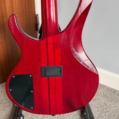 VERY RARE Ibanez BTB700DX-BWF Elite 2010 - 2012 - Burgundy Wine Flat image 4