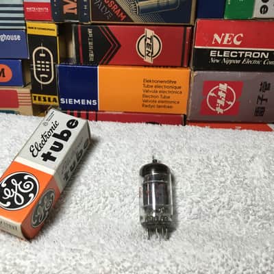 1 x NOS GE USA 5814A ~ Disc/Solid Disc Getter Special Edition △ ~ Premium Rugged Low Noise 12AU7 ECC82 ~ Holy Grail Musicality image 1