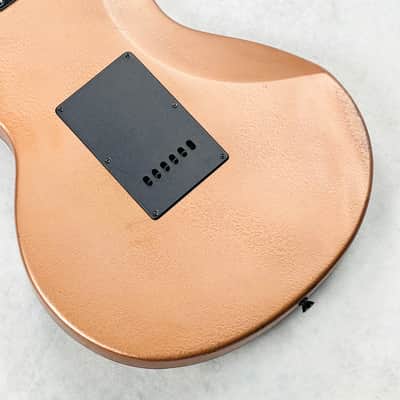 Twango Custom Partscaster with Lipstick Pickups 2000s - Copper Hammertone image 11
