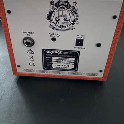 Orange Crush Mini 3-Watt 1x4" Guitar Combo with power adapter image 3