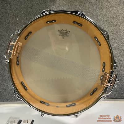 Sonor Designer Maple Light 14x4 Piccolo Snare Drum - Yellow image 7
