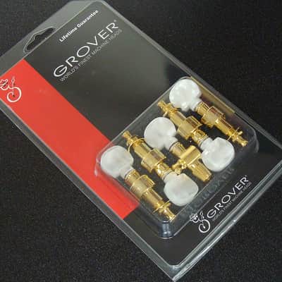 Grover 124G5 PLANETARY™ Banjo Pegs, Gold Finish image 4