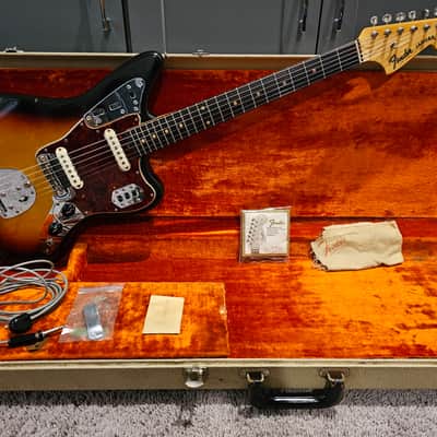 1963 Fender Jaguar Electric Guitar with Original Case image 1