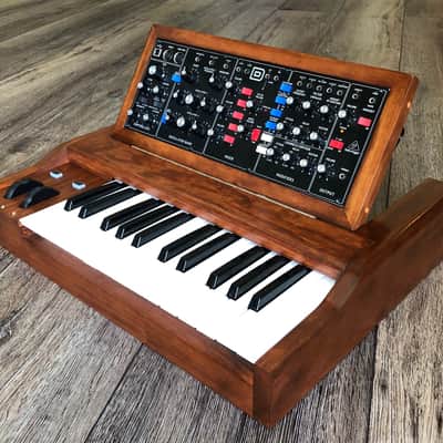 Custom 25 Note Keybed & Enclosure for Behringer Model D 2019 Walnut image 7