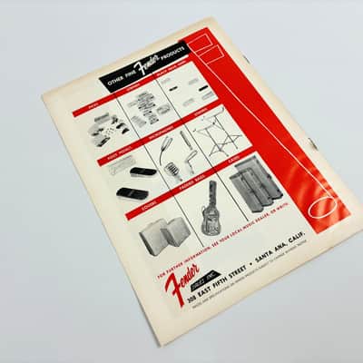 Fender Original 1956 Full-Line Catalog – Fine Electric Instruments. image 5