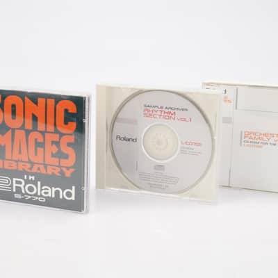 Roland Orchestral Family Vol 1& 2 Rhythm Section CD ROM Disks S-750 S-770 #54938 image 14
