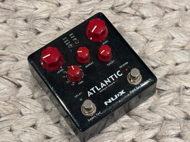 NuX NDR-5 Atlantic Delay/Reverb - Black/Red image 1