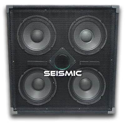 Pair of SEISMIC AUDIO 4x8 Bass Guitar Speaker Cabinets 300 Watts Each NEW image 4