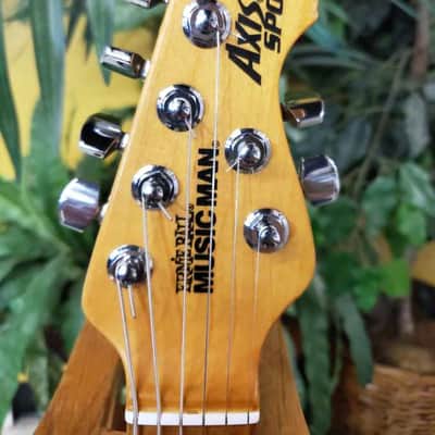 Ernie Ball Music Man AXIS SPORT 1998 RED HH MAPLE TREM image 2