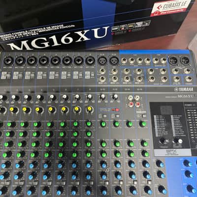 Yamaha MG16XU 16 Channel Analog Mixer 2016 - Present - Black image 7