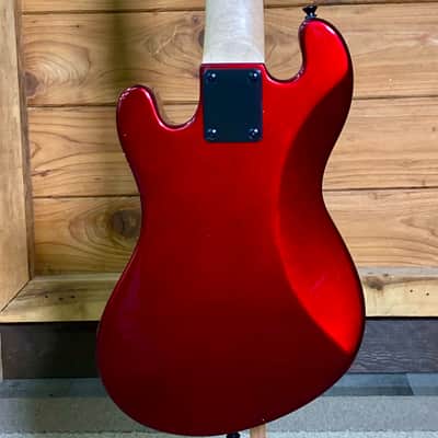Kala Solid Body 4-String Fretted U-BASS - Candy Apple Red image 8