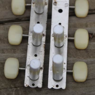 6 Vintage Open Back 3 in Line Strip Tuners Gibson Martin Harmony Kay Teisco image 8