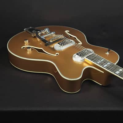 Eastman T58-GD Archtop w/Bigsby and GigBag Gold image 15