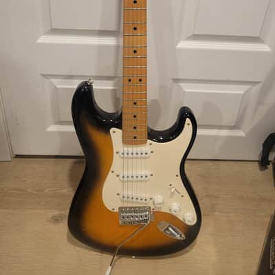 $850 Fender Stratocaster Electric Guitar - Made in Mexico - Two-Colour Sunburst image 1