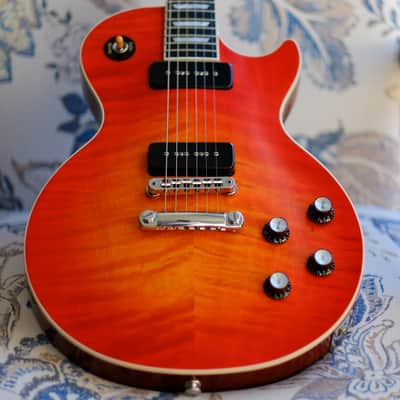 Gibson Les Paul Classic Player Plus 2018 - Orange Sunrise image 1