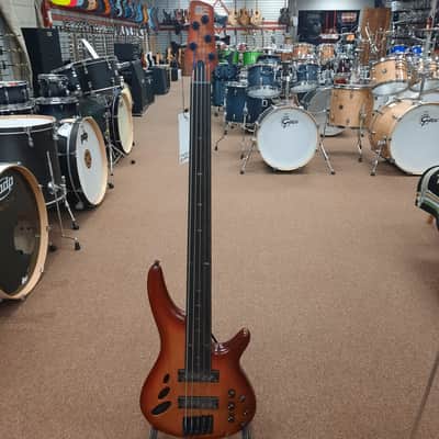 Ibanez SRD905F-BTL Bass Workshop Fretless Soundgear - Brown Topaz Burst Low Gloss image 11