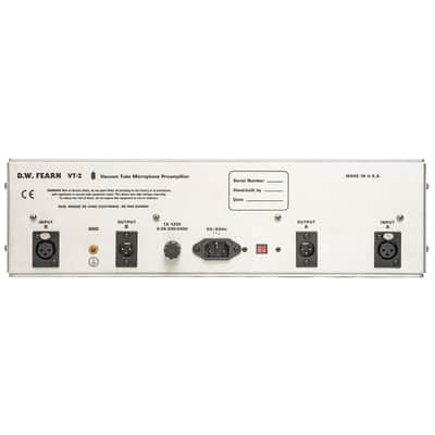 DW Fearn VT-2 Microphone Preamplifier image 3