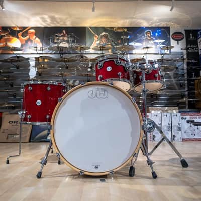 DW Design Series 4-piece Shell Pack - Cherry Stain image 9