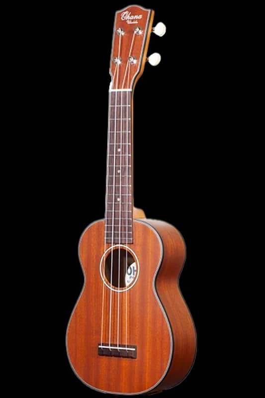 Ohana Model SK-14 Soprano Size All Mahogany Acoustic Ukulele with Gig Bag - BLEM image 1