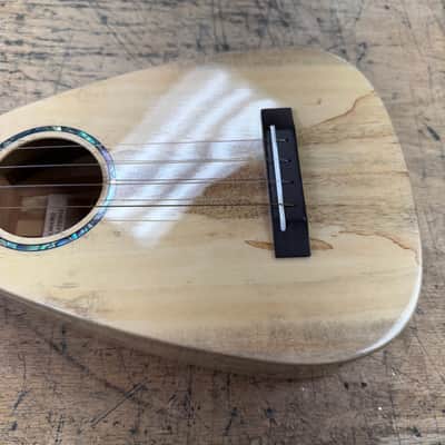 Used Romero Creations  TTMG Tiny Tenor -Spalted Mango "Georgia" Tenor Ukulele with Original Case Strung with a Low G image 6