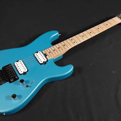 Charvel Pro-Mod San Dimas Style 1 HH FR Maple Fingerboard - Matte Blue Frost image 2