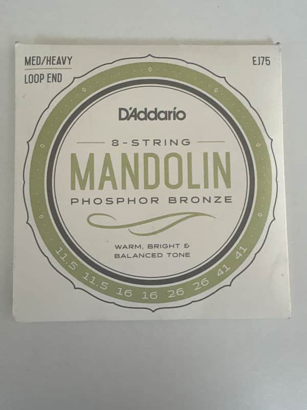 D'Addario EJ75 Mandolin Strings Medium/Heavy image 1
