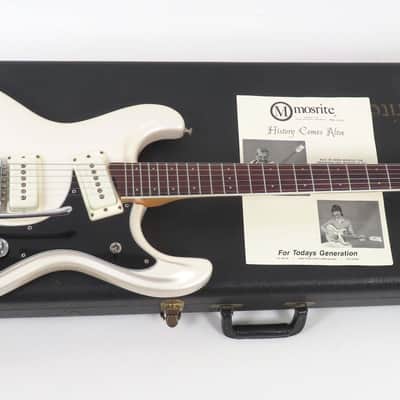 1988 Mosrite V88 Ventures White Pearlescent -Semie Moseley Signature -One of the First V88s image 4