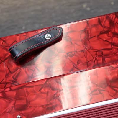Dino Baffetti Art. 84 - 8 Series Bass 19-Key A/D Red Diatonic Accordion w/Case image 24