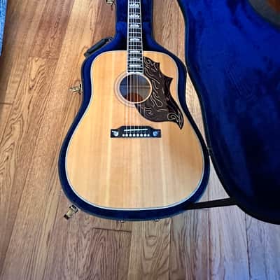 2001 GIBSON CUSTOM SHOP FIREBIRD DREADNOUGHT ACOUSTIC GUITAR NATURAL FINISH LIKE NEW image 12