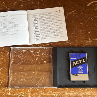 Yamaha SY77 VOICE DATA CARD SHOFUKU ACT1 VC7701 image 2
