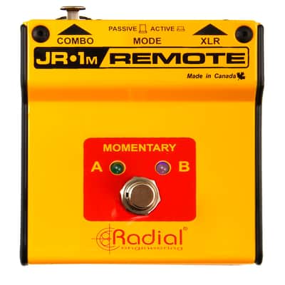 Radial Engineering JR-1M Momentary Footswitch with Active (LED) Or Passive Circuit Selector image 3