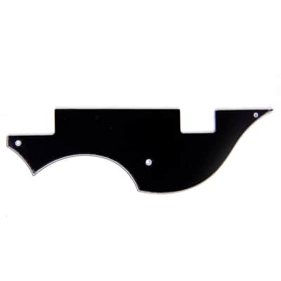 Replacement Pickguard HOFNER Bass Guitar, Right handed, 3Ply Black