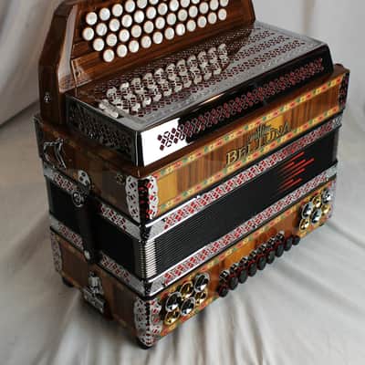 NEW Alpine Rosewood Beltuna Alpstar IV D Luxe Diatonic Accordion MMM Key of FBbEbAb 48 16 image 4