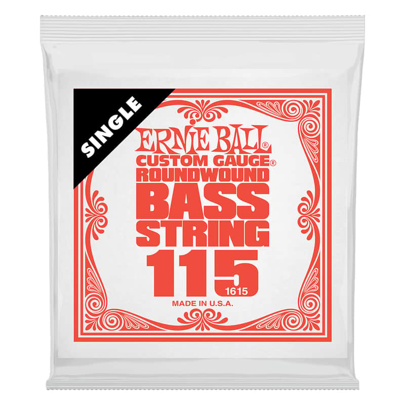 Ernie Ball Single Nickel Wound Electric Bass String .115" image 1
