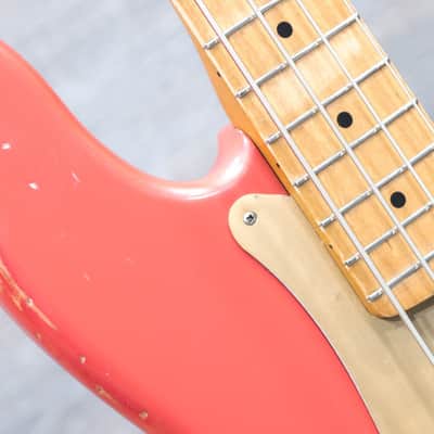 Fender Road Worn 50's Precision Bass Fiesta Red Seymour Duncan Pickups Electric Bass image 6
