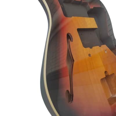 Alder Wood Semi Hollow Jazzmaster Style Guitar Body image 3