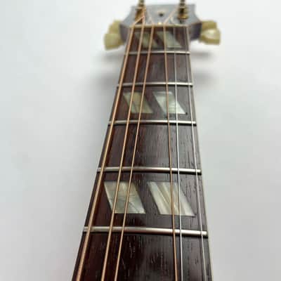 Gibson J-185 1957 - Sunburst Maple Back and sides, Spruce top Real Cannon! Original Brown Gibson Hardshell case. image 8