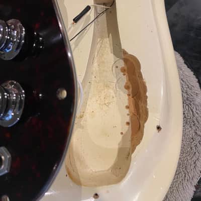 Mosrite Ventures Bass 1964 - Pearl White image 21