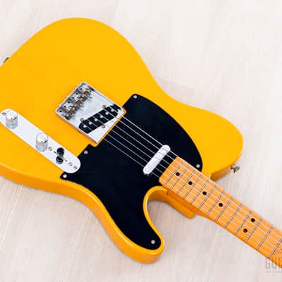 1993 Fender American Vintage '52 Telecaster Butterscotch, Near-Mint w/ Tweed Case, COA image 9