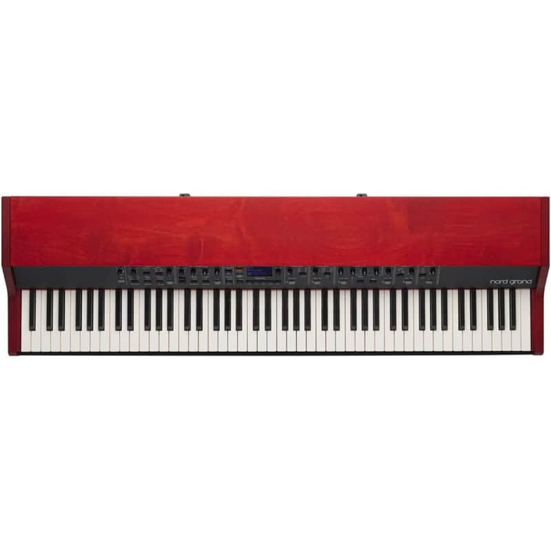 Nord Grand 88-Note Keyboard Kawai Hammer Action with Ivory Touch, Red image 1