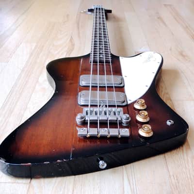 1991 Greco Thunderbird IV TB1100 Electric Bass Guitar Japan Fujigen Gibson Lawsuit w/Original Case image 8