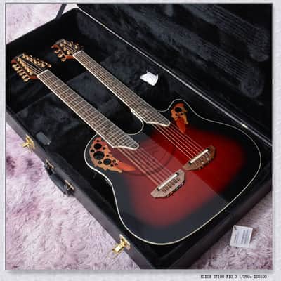 OVATION  CSE225-RRB Electric box folk guitar image 8