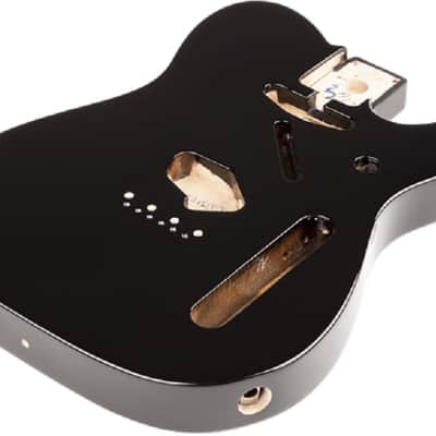 Fender Classic Series 60's Telecaster SS Alder Body Vintage Bridge Mount, Black image 4