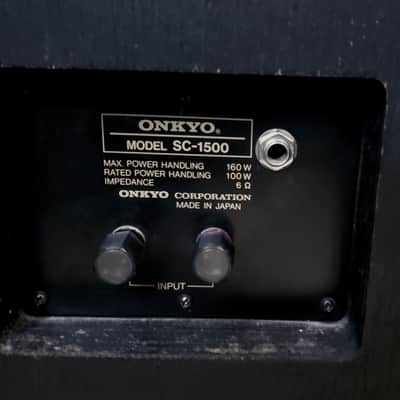 Onkyo SC-1500 Vintage Floor Speakers (aka Monitor 2000x) Very Rare Original Vintage - See Demo 🎶 image 10