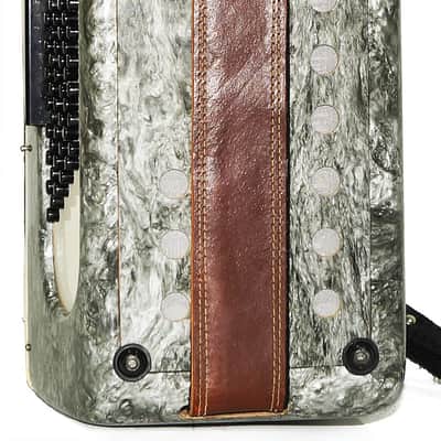 Russian Piano Accordion Ariya 96 Bass Buttons Original Keyboard Accordian New Straps 2174, Wonderful sound! image 8