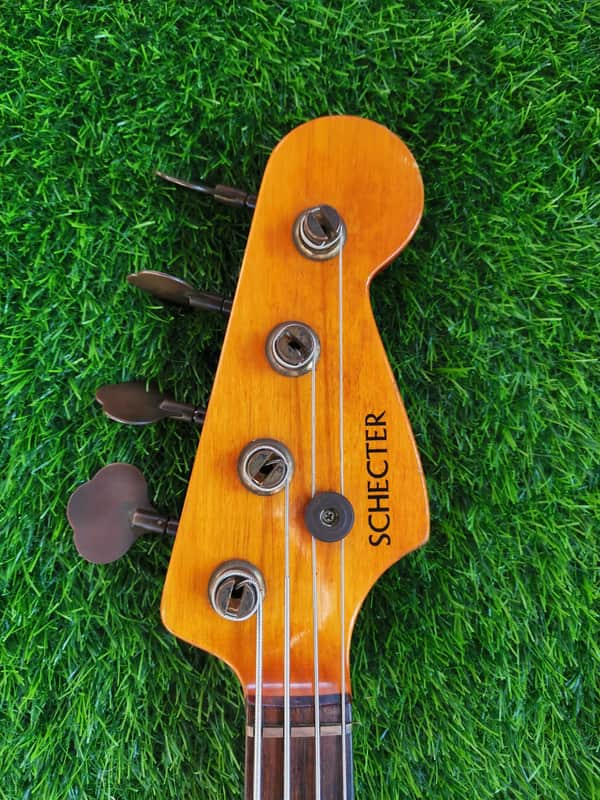 Schecter Jazz Bass 80-90's Nat image 1