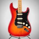 Fender Certified Pre-Owned American Ultra Luxe Stratocaster, Maple Fingerboard, Plasma Red Burst (N8) (06474)