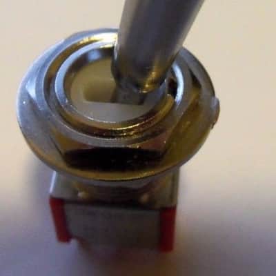 Pickup Selector Toggle Toggle switch Nickel long fat bat image 5