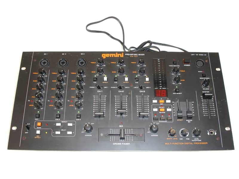 Gemini KM-707 Preamp Mic Mixer image 1
