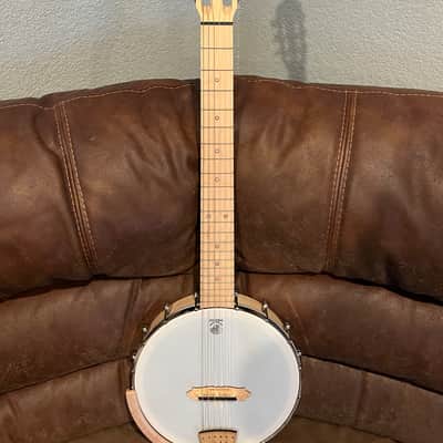 Deering Goodtime Solana 6-Nylon String Banjo with Pickup 2018 - Natural with Deering hard case image 1